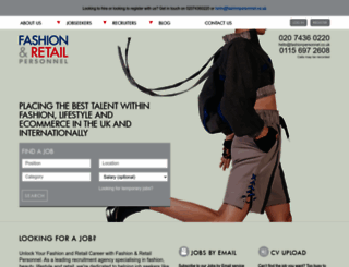 fashionpersonnel.co.uk screenshot