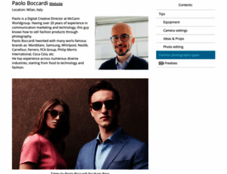 fashionphotographer.it screenshot