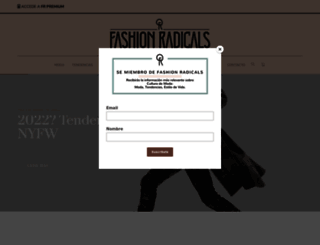 fashionradicals.com screenshot