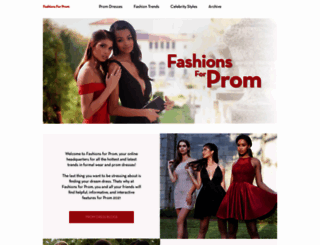 fashionsforprom.com screenshot