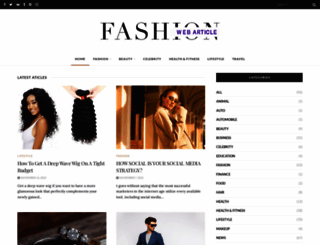 fashionwebarticle.com screenshot