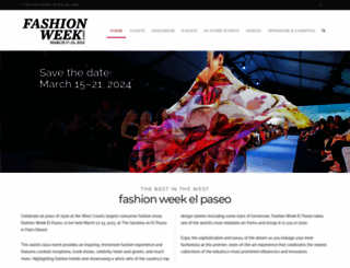 fashionweekelpaseo.com screenshot
