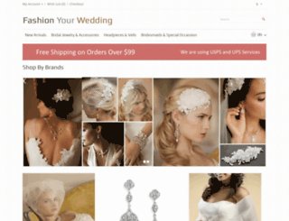 fashionyourwedding.com screenshot