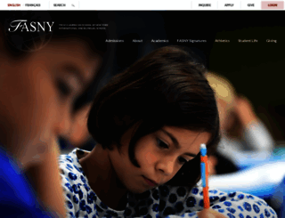 fasny.org screenshot