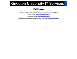 fassloans.kingston.ac.uk screenshot