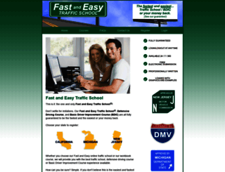 fast-and-easy-traffic-school.com screenshot