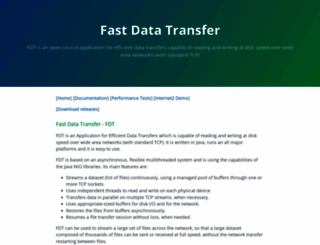fast-data-transfer.github.io screenshot
