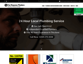fast-response-plumbers.co.uk screenshot