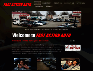 fastactionauto.com screenshot