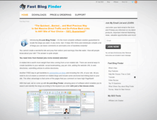 fastblogfinder.com screenshot