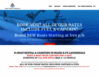 fastboatrentals.com screenshot
