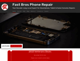 fastbrosphonerepair.com screenshot