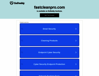 fastcleanpro.com screenshot