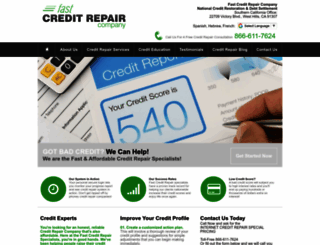 fastcreditrepaircompany.com screenshot