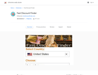 fastdiscountfinder.com screenshot