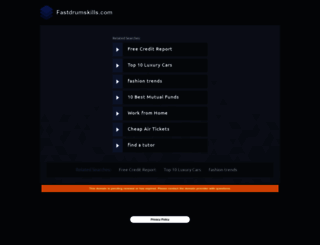 fastdrumskills.com screenshot