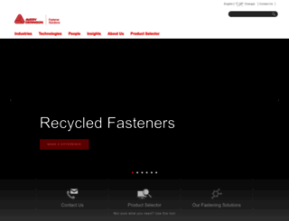fastener.averydennison.com screenshot
