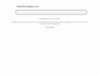 fasterstrongerpc.com screenshot
