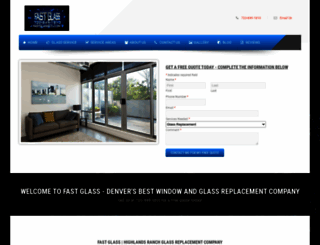 fastglassco.com screenshot