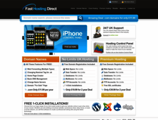 fasthostingdirect.co.uk screenshot