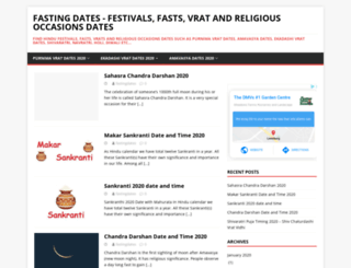 fastingdates.com screenshot