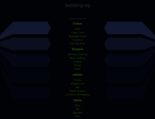 fastlisting.org screenshot