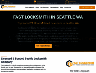 fastlocksmithseattle.com screenshot