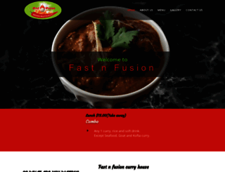 fastnfusioncurryhouse.com.au screenshot