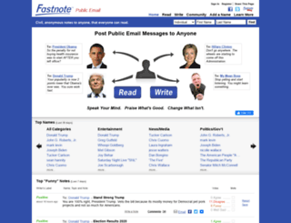fastnote.com screenshot