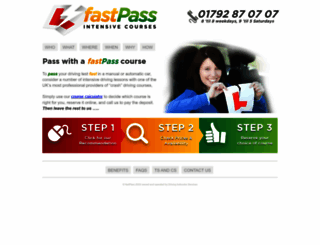 fastpassintensivecourses.co.uk screenshot