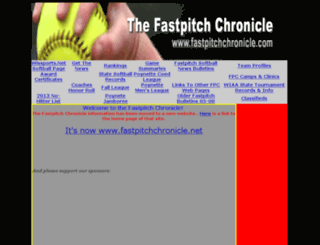 fastpitchchronicle.com screenshot
