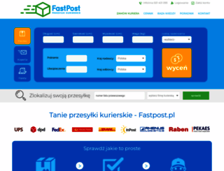 fastpost.pl screenshot