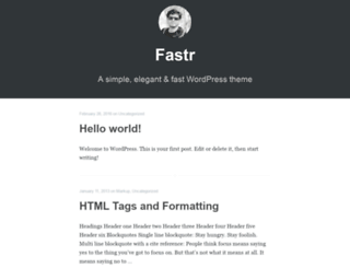 fastr-demo.themes.kanishkkunal.in screenshot