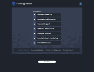 fastssupport.com screenshot