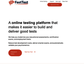 fasttestweb.com screenshot