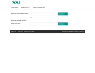 fasttracker-nz.tollgroup.com screenshot
