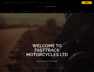 fasttrackmotorcycles.co.uk screenshot