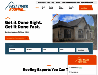 fasttrackroofing.com screenshot
