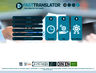 fasttranslator.ie screenshot