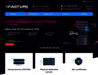 fastvps.hosting screenshot