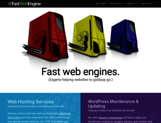 fastwebengine.com screenshot