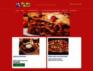 fatboyspizza.com screenshot