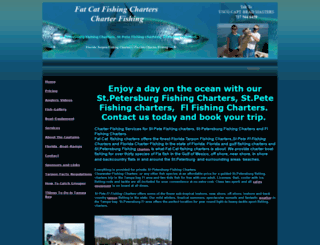 fatcatfishingcharters.com screenshot