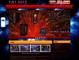 fatcityfireworks.com screenshot