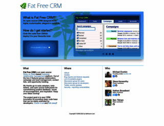 fatfreecrm.com screenshot