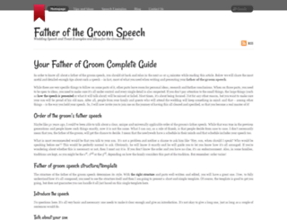 fatherofgroom-speech.net screenshot