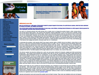fathersunite.org screenshot