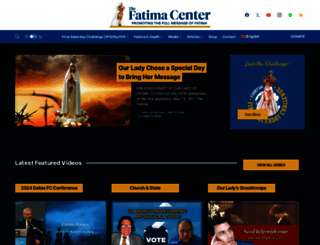 fatima.org screenshot