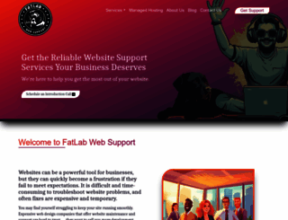 fatlabwebsupport.com screenshot