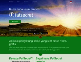 fatsecret.co.id screenshot